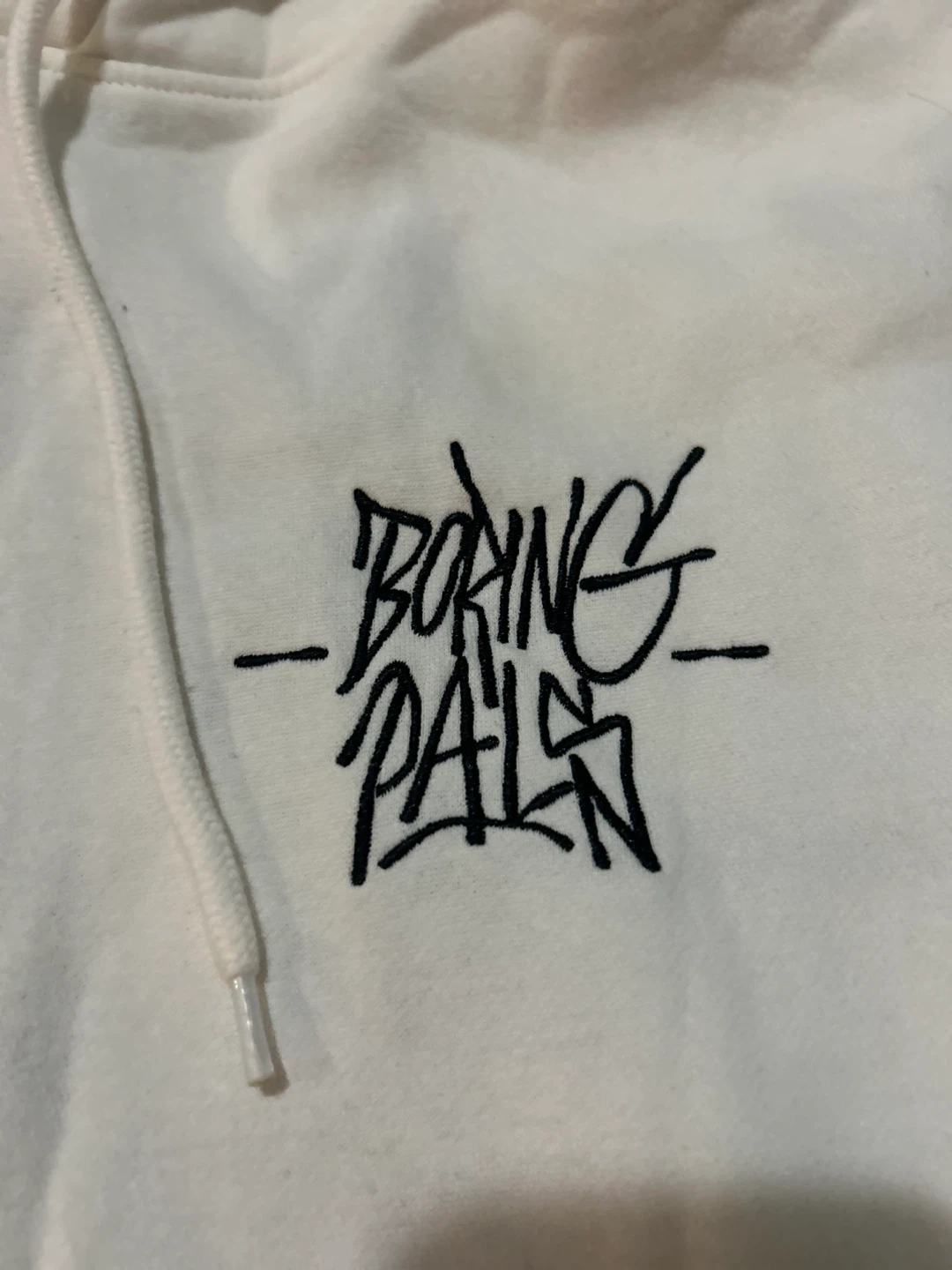 H&M Boring Pals White Hoodie - Size L - photo 3