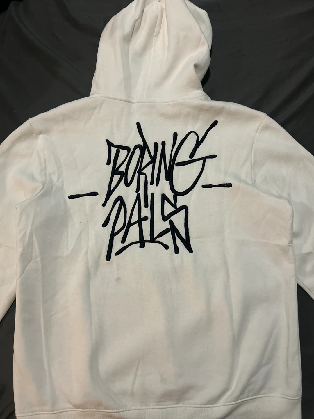 H&M Boring Pals White Hoodie - Size L - photo 2