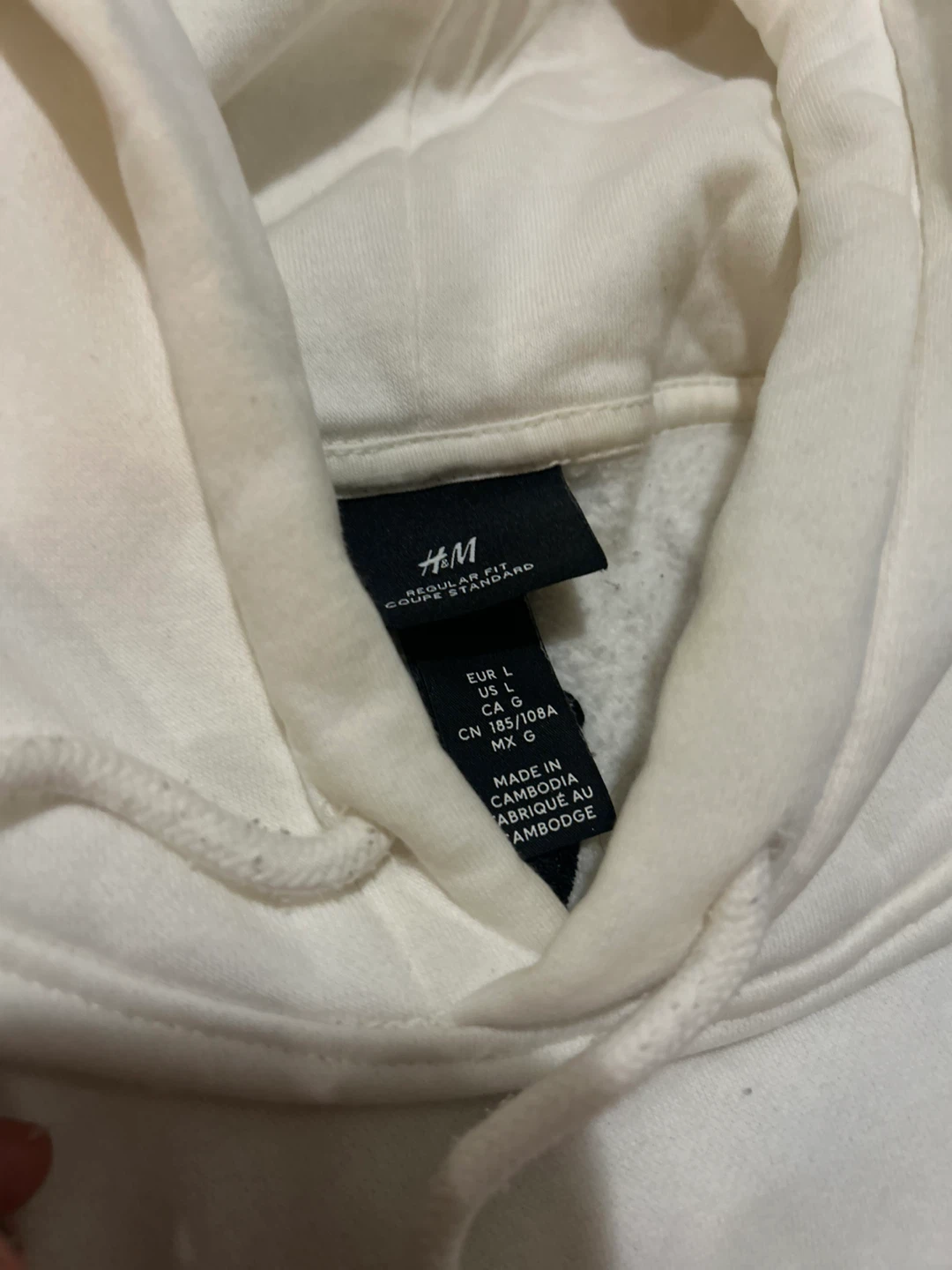 H&M Boring Pals White Hoodie - Size L - photo 4