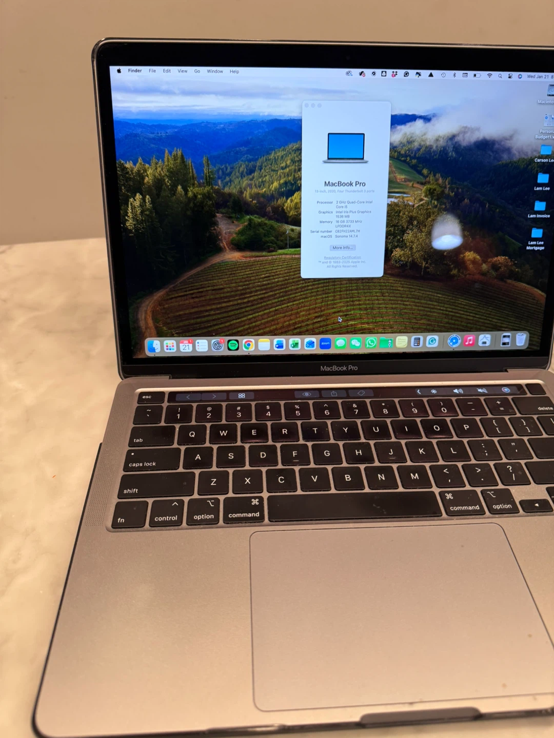 MacBook Pro 13 inch Laptop