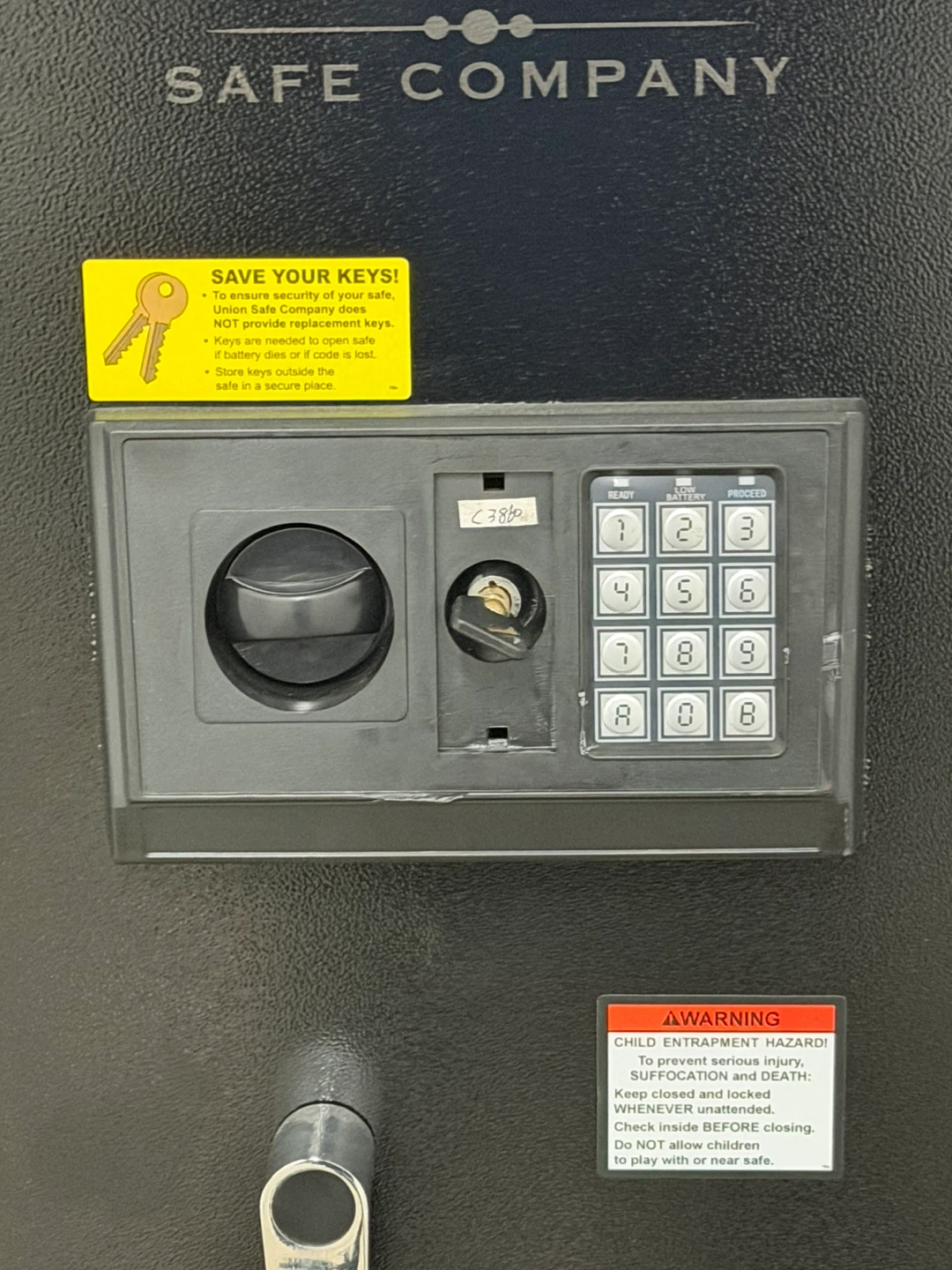 Union Safe Company Electronic Executive Safe - 10 Cubic Feet - photo 2