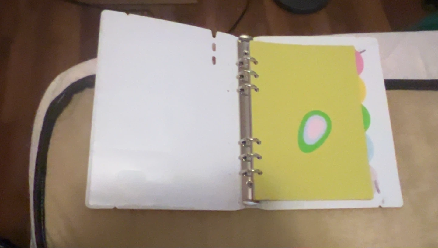 Used Pink Planner Binder $5 - photo 2