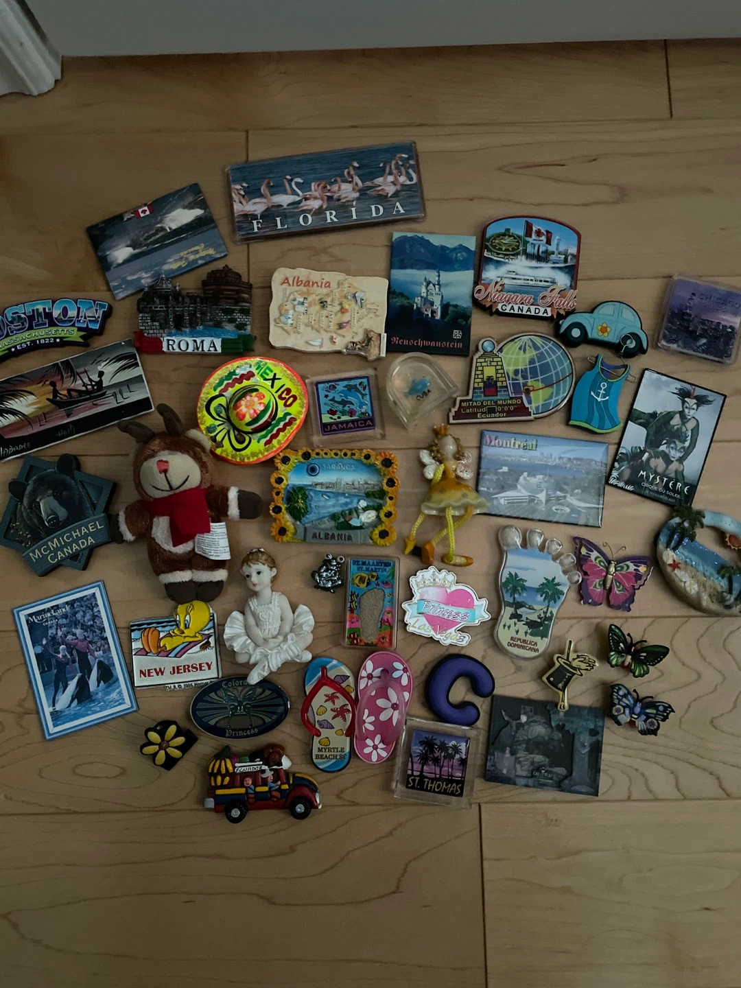 Fridge Magnets from Various Locations
