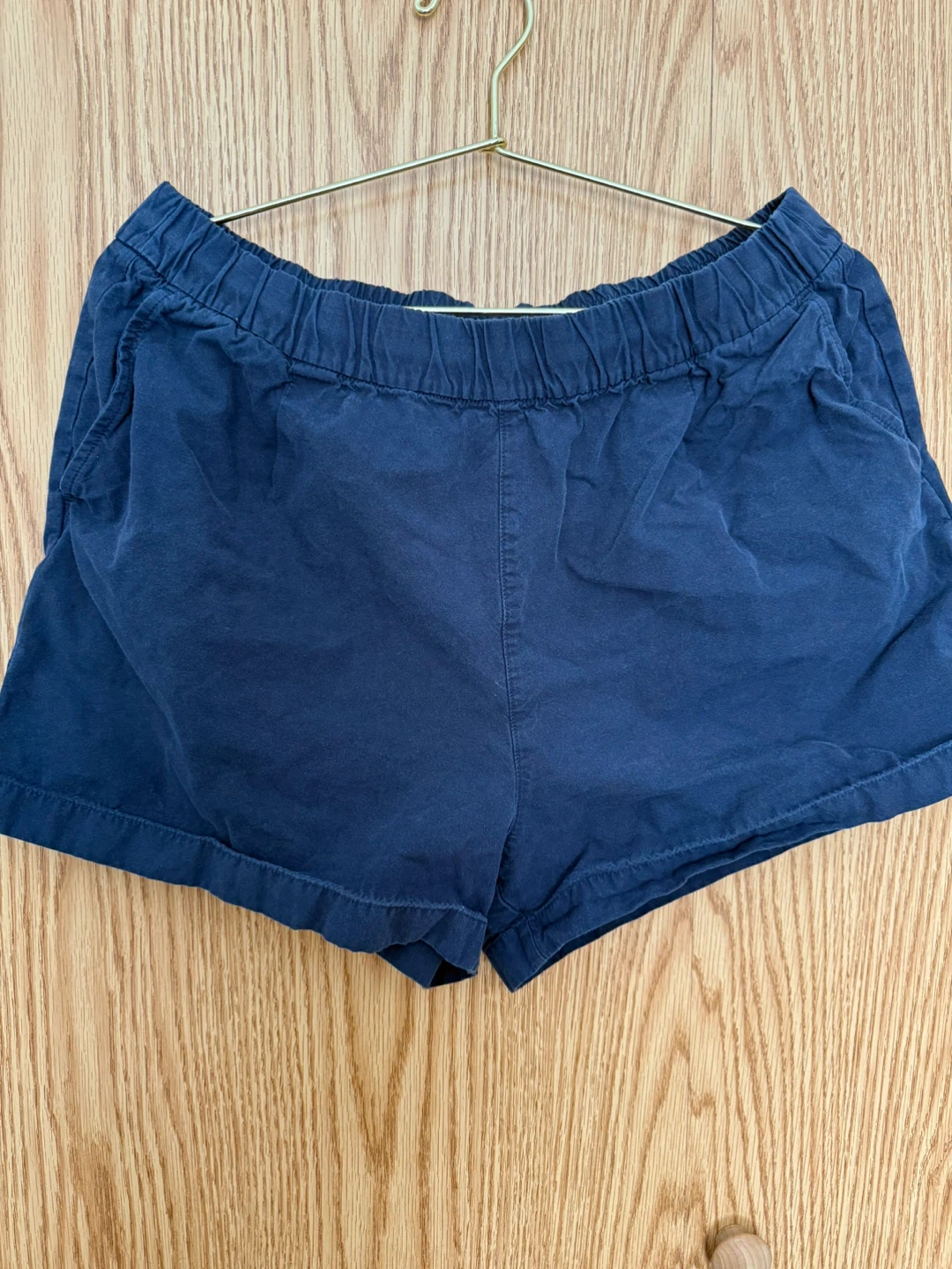 Uniqlo Blue Cotton Shorts - Size M - photo 2