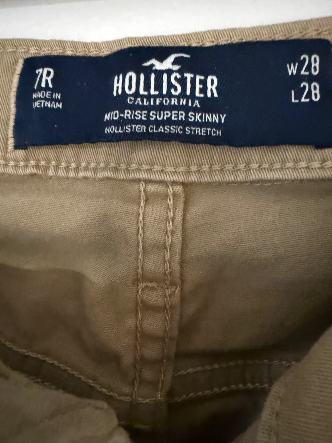 Hollister Mid-Rise Super Skinny Jeans W28 L28 - photo 2