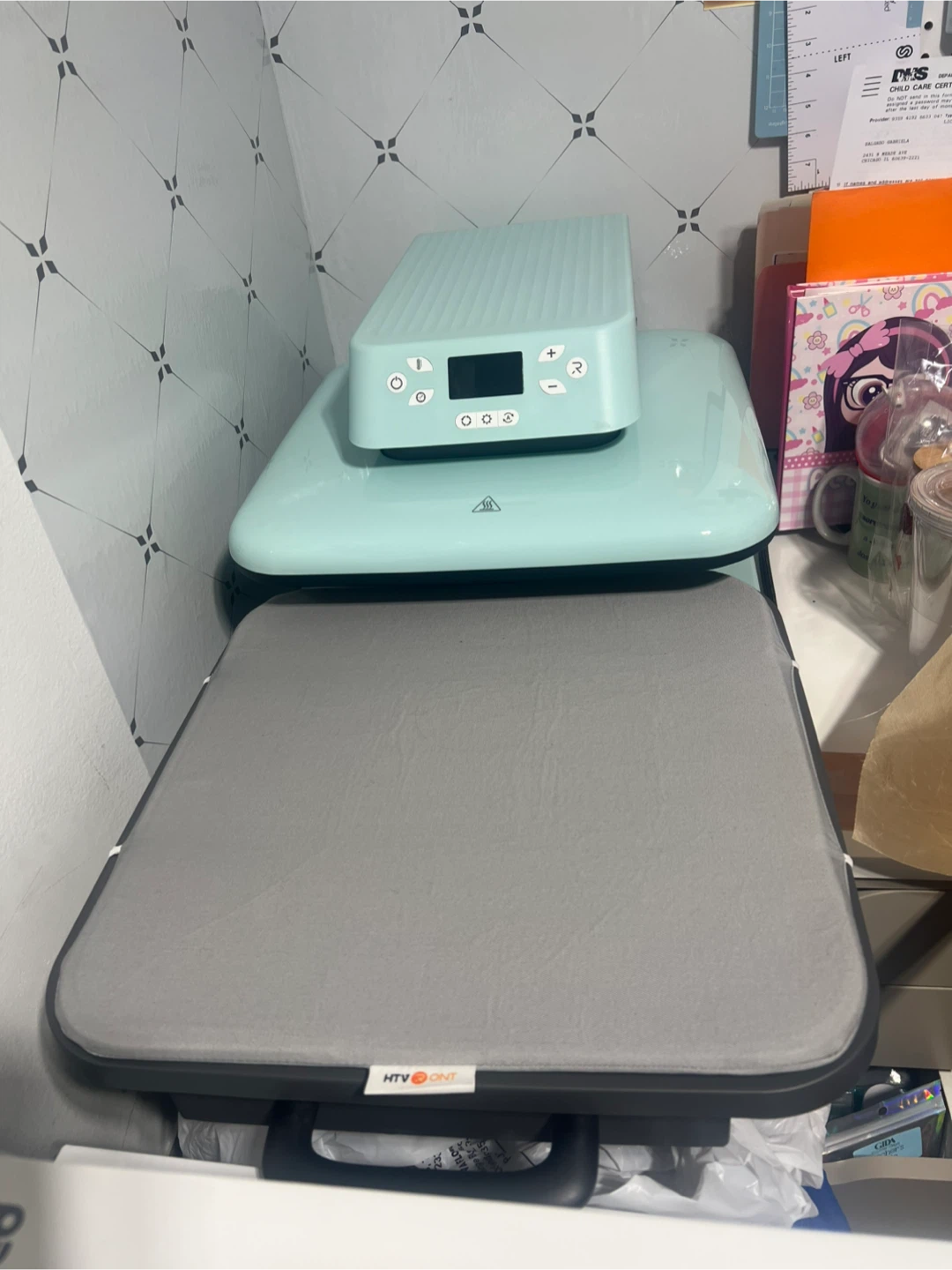 HTVRONT Auto Heat Press 15x15 Mint - photo 2