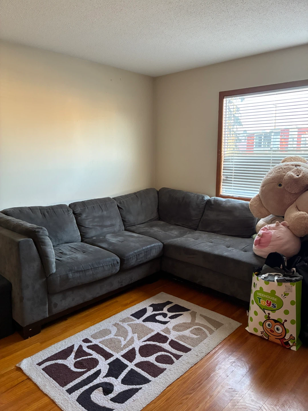 Grey Sectional Sofa - Used Condition - photo 2