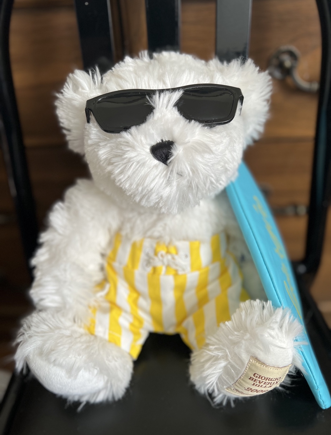 Brand New-Giorgio Beverly Hills Teddy Bear with Surfboard - photo 2