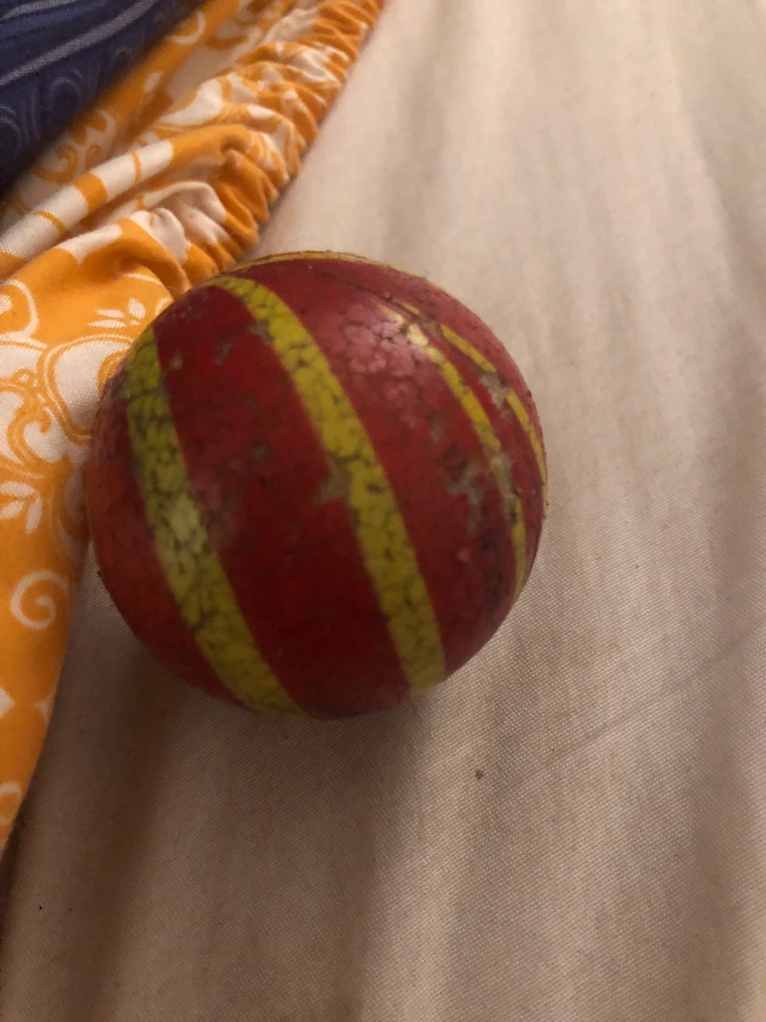 Striped Rubber Ball