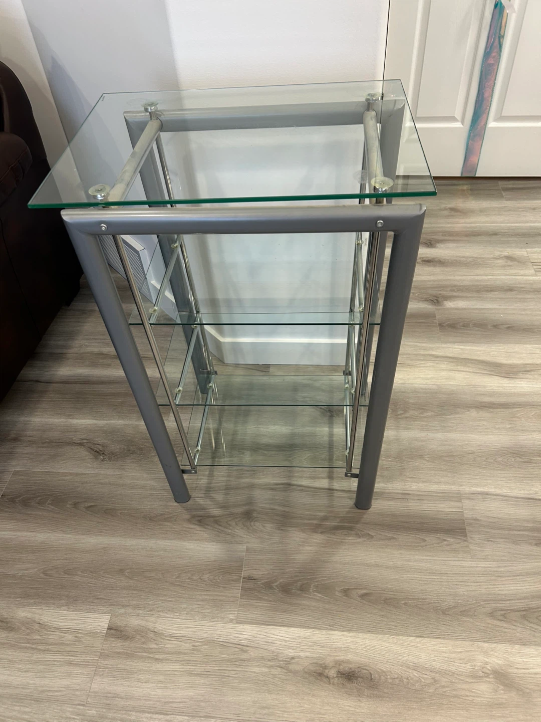 Glass Shelf End Table - photo 4