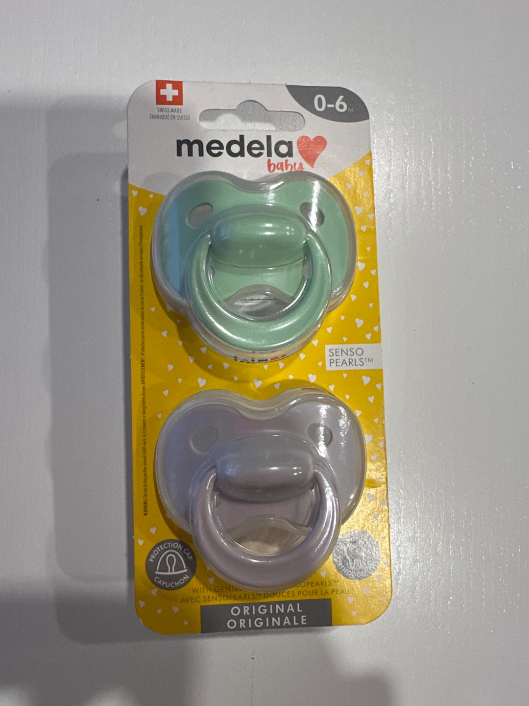 Medela Baby Pacifiers, 0-6 Months, 2 Pack