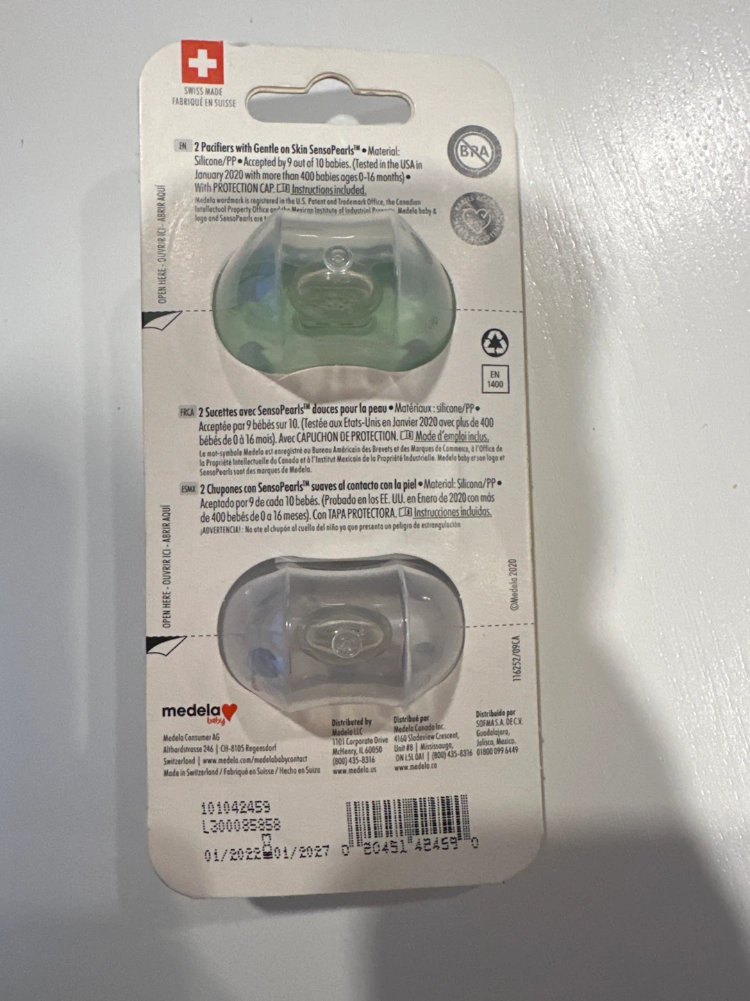 Medela Baby Pacifiers, 0-6 Months, 2 Pack - photo 2