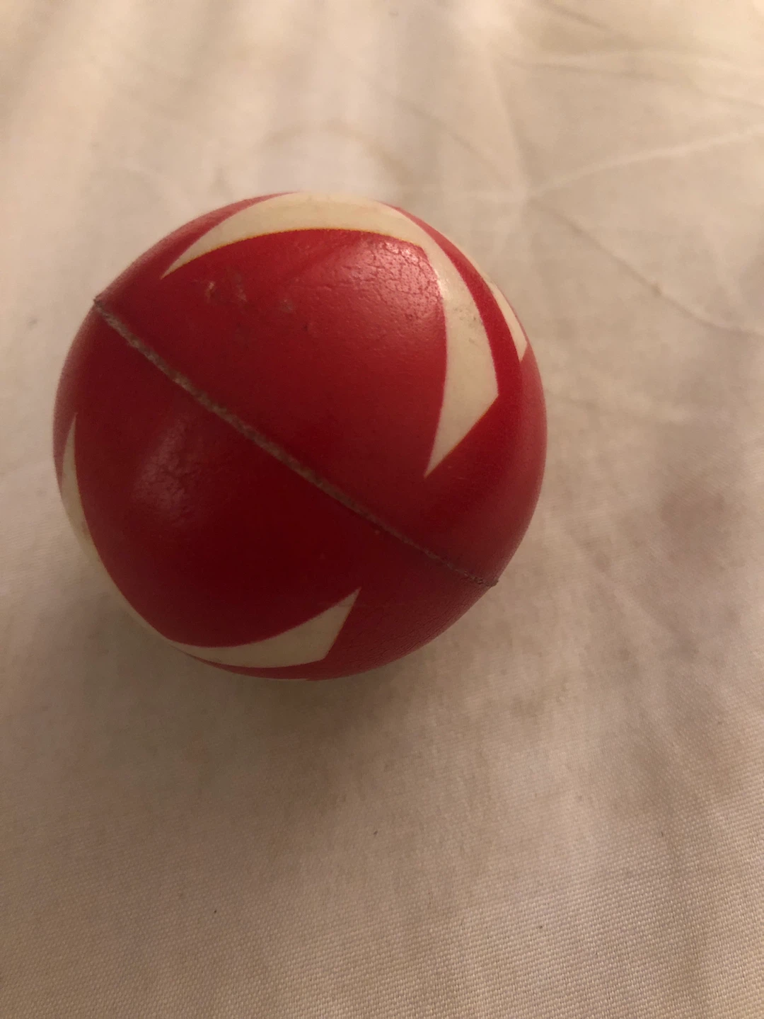 Red and White Ball