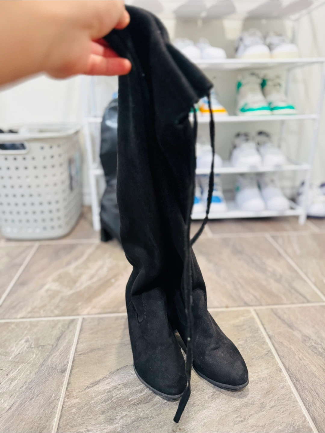 Black Over-the-Knee Boots