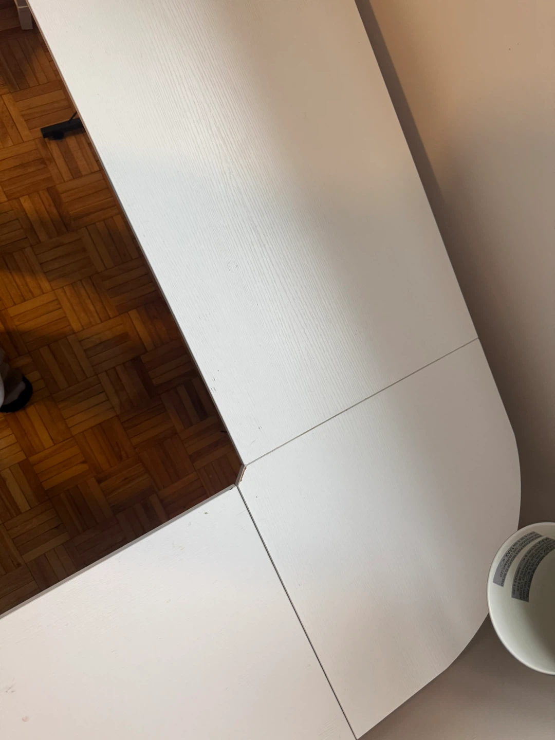 White Corner Desk - photo 2