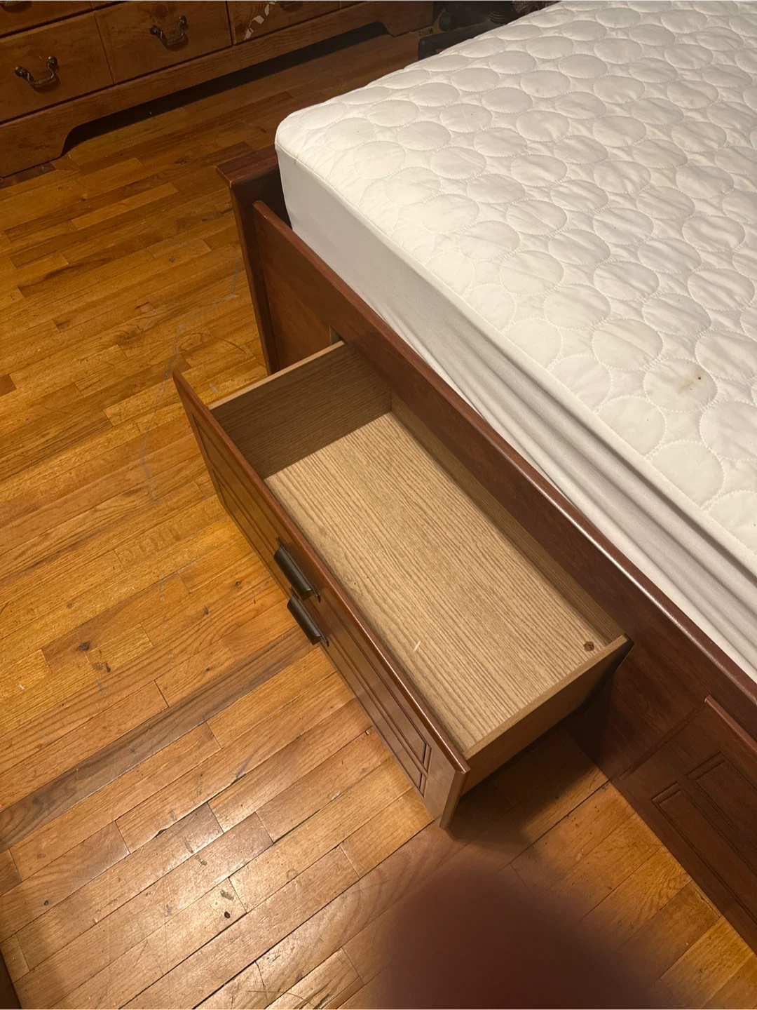 Twin Size Bed Frame with Storage Drawers - photo 3