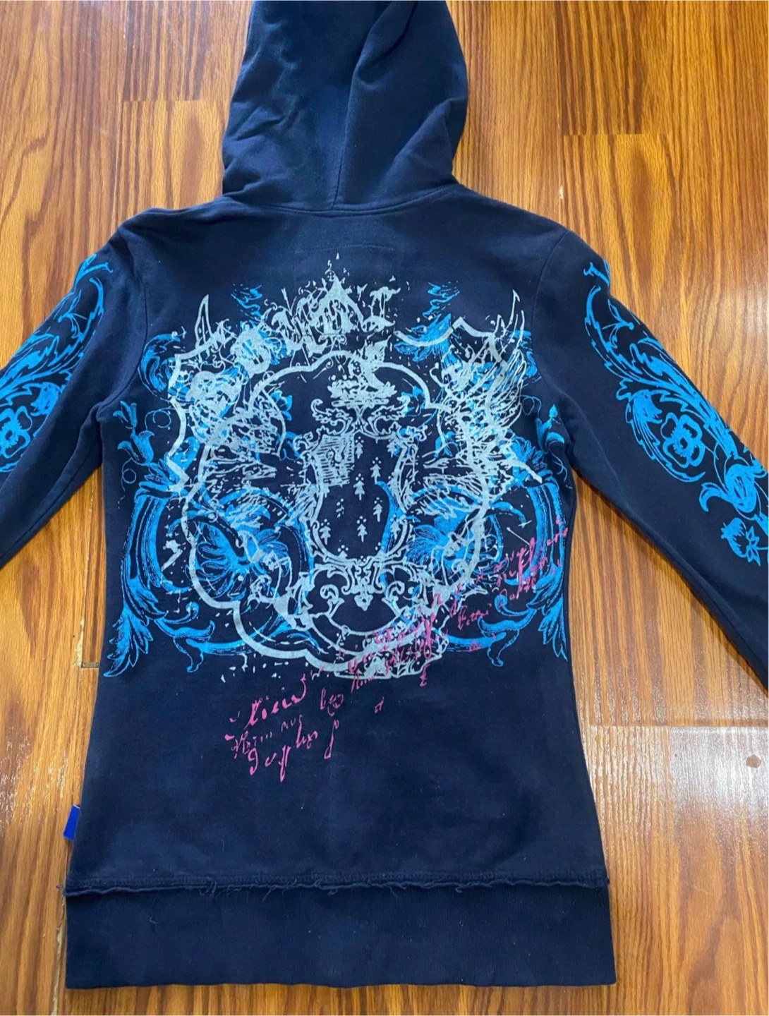 Girls Blue zip-up Hoodie- size xs - photo 4