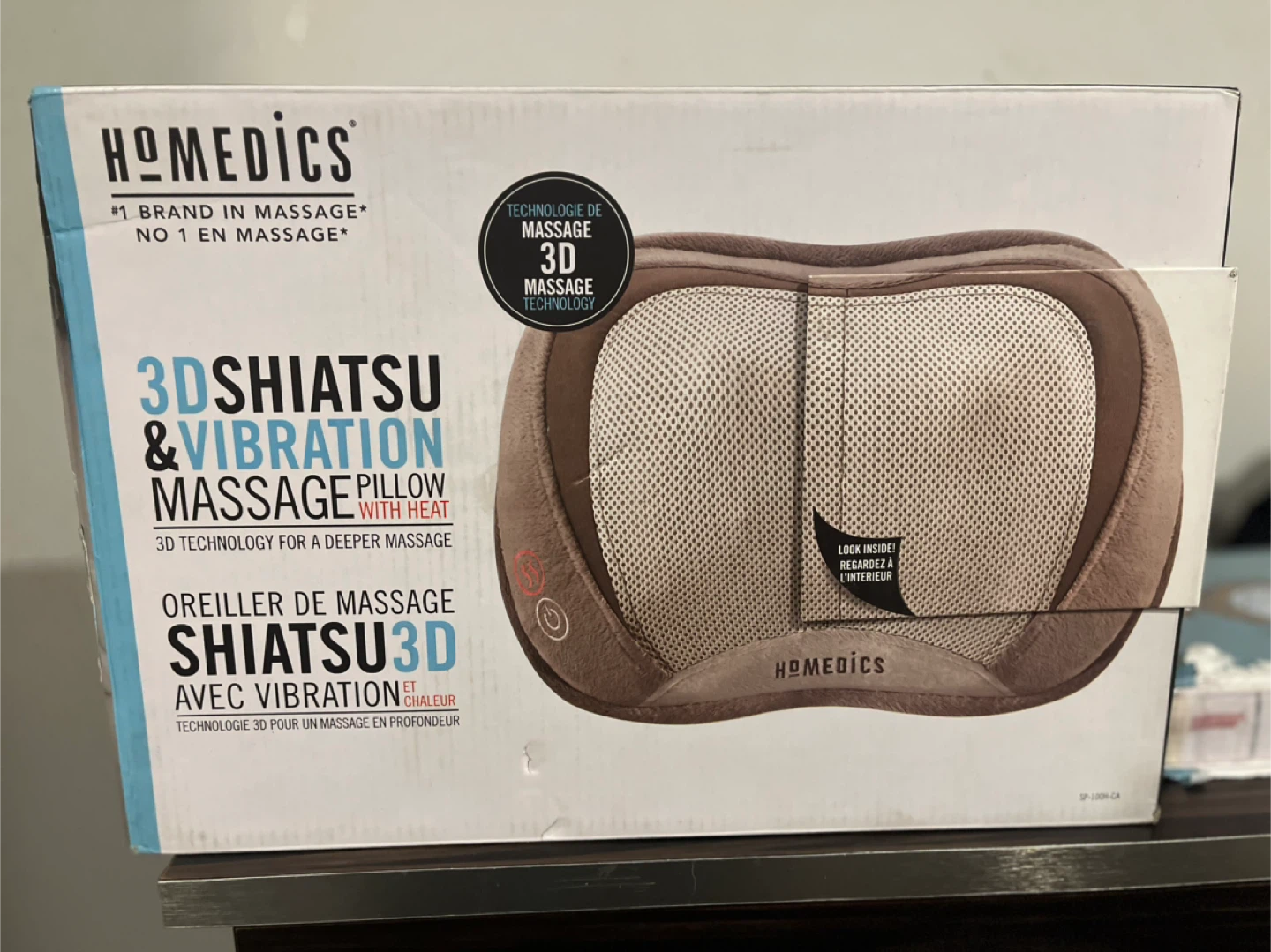 Homedics 3D Shiatsu & Vibration Massage Pillow with Heat - photo 4