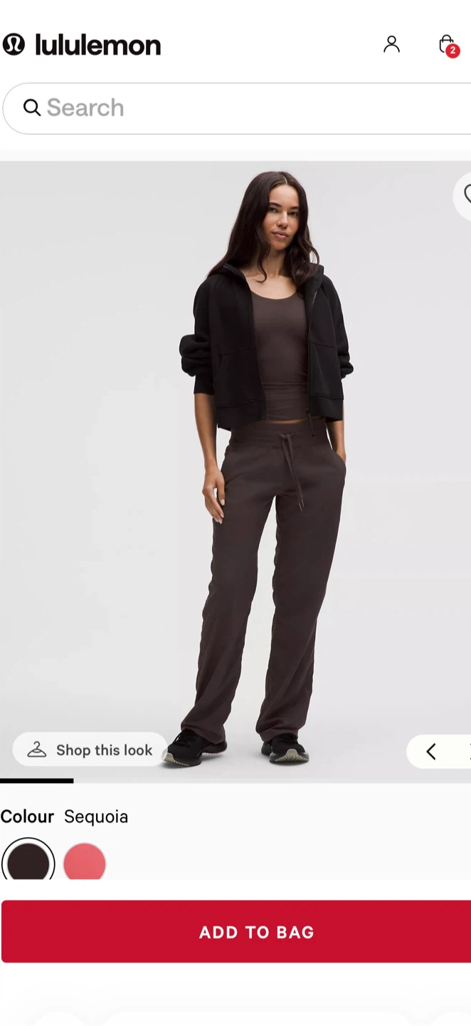 Lululemon Dance Studio Tall Pants (Sequoia)