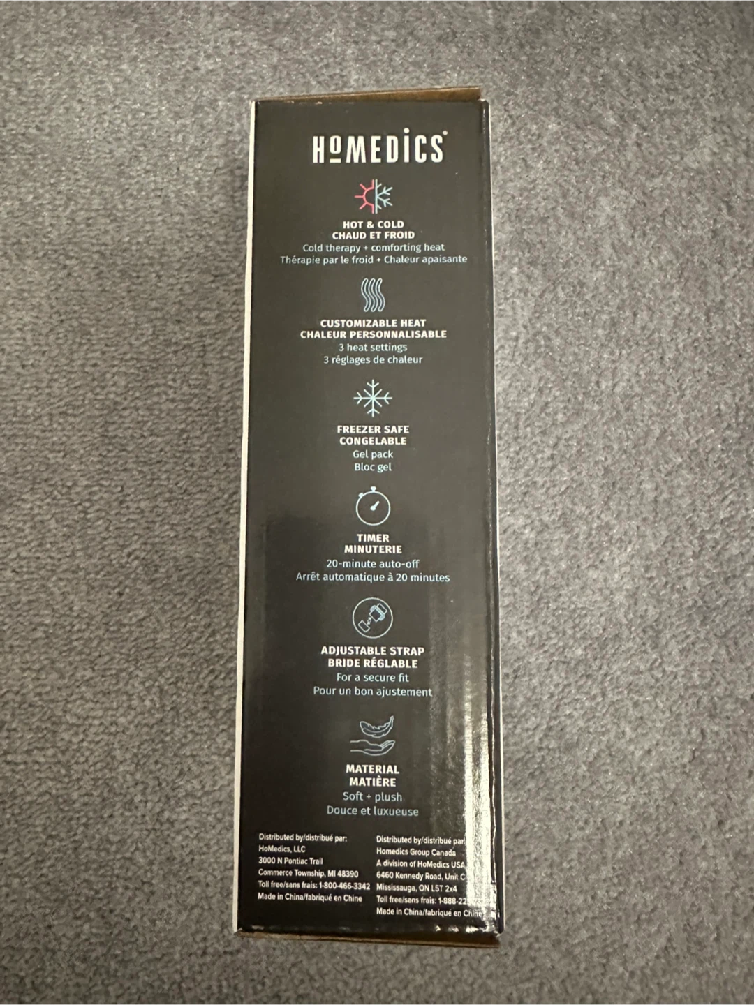 HoMedics Hot & Cold Gel Eye Mask - New in Box - photo 3