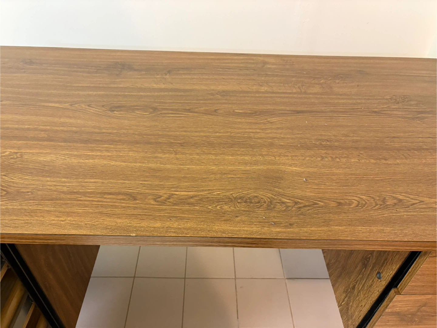 Wooden Desk with Drawers - photo 2