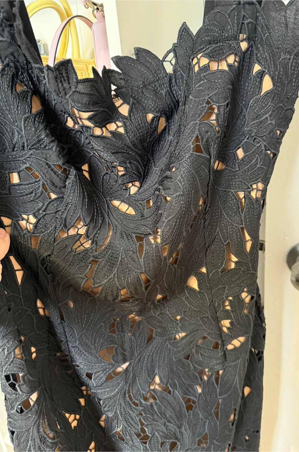 SHEIN Black Lace Dress with Bow Straps M - photo 3