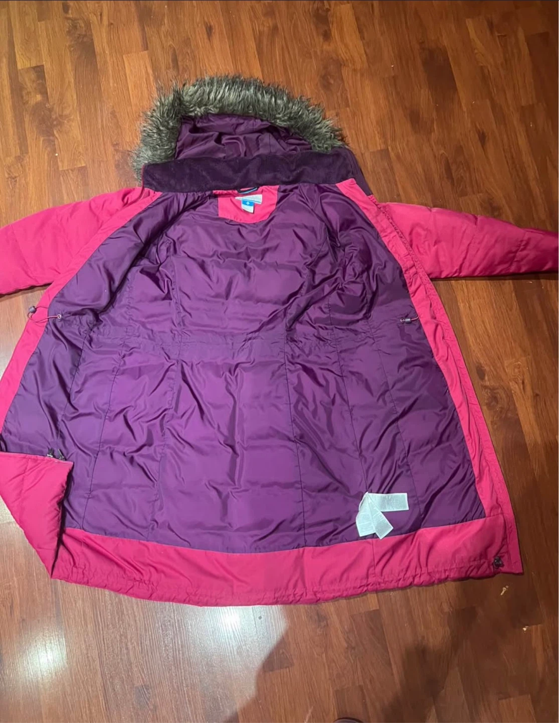 Columbia Pink Winter Coat with Fur Hood - photo 3