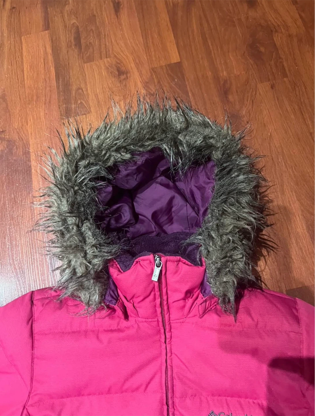 Columbia Pink Winter Coat with Fur Hood - photo 4