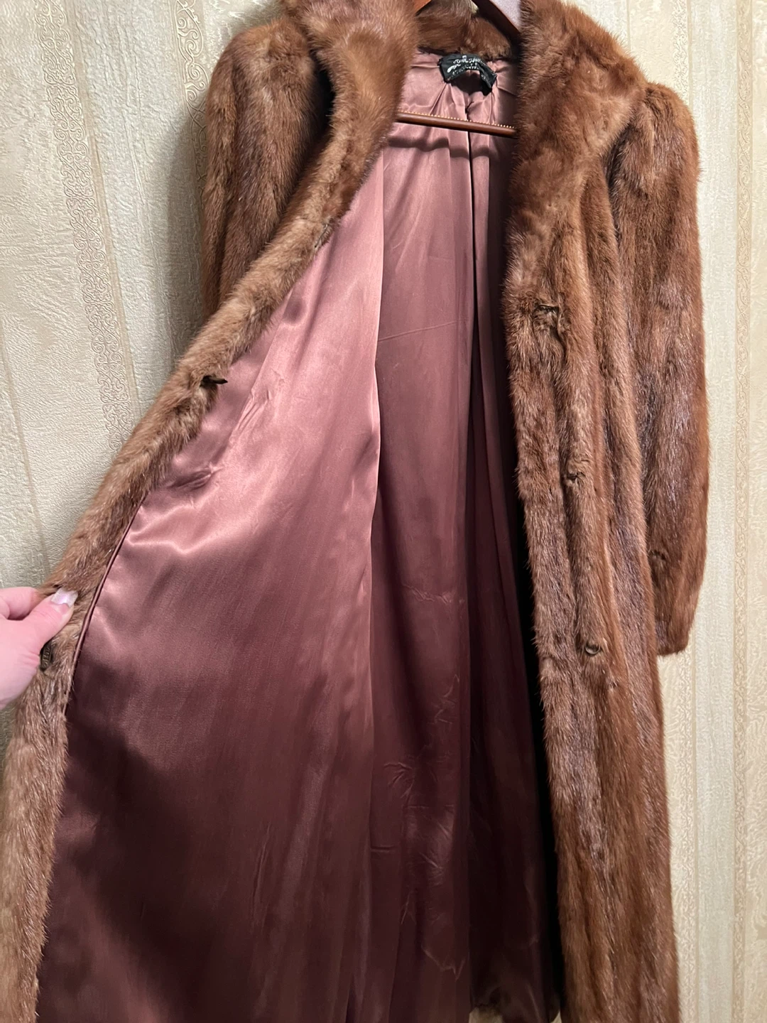 Brown Mink Fur Coat - photo 4