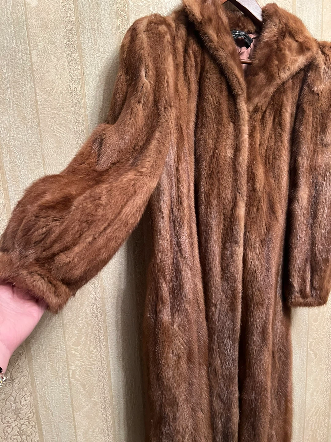 Brown Mink Fur Coat - photo 2