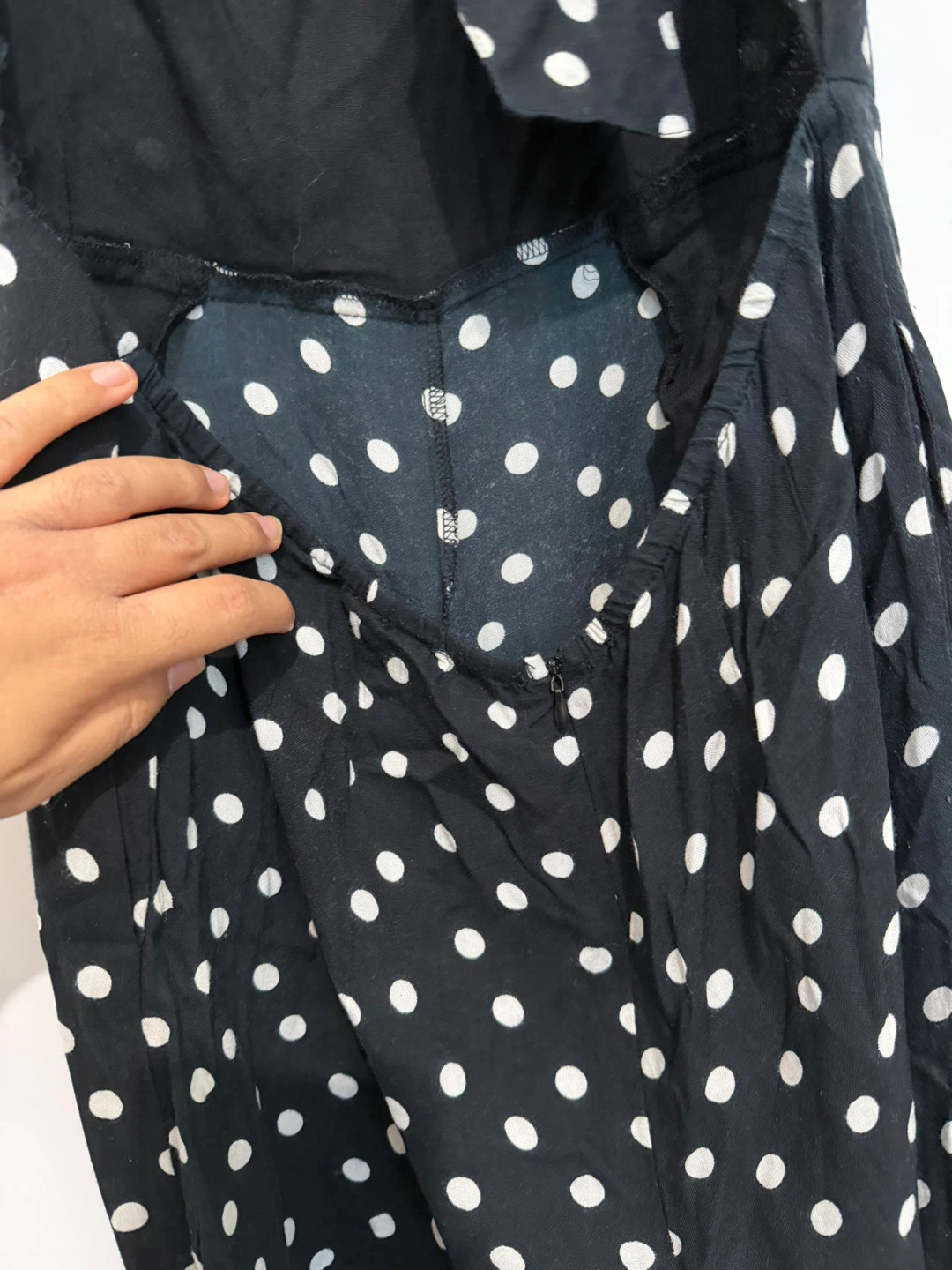 Black & White Polka Dot Jumpsuit - photo 5