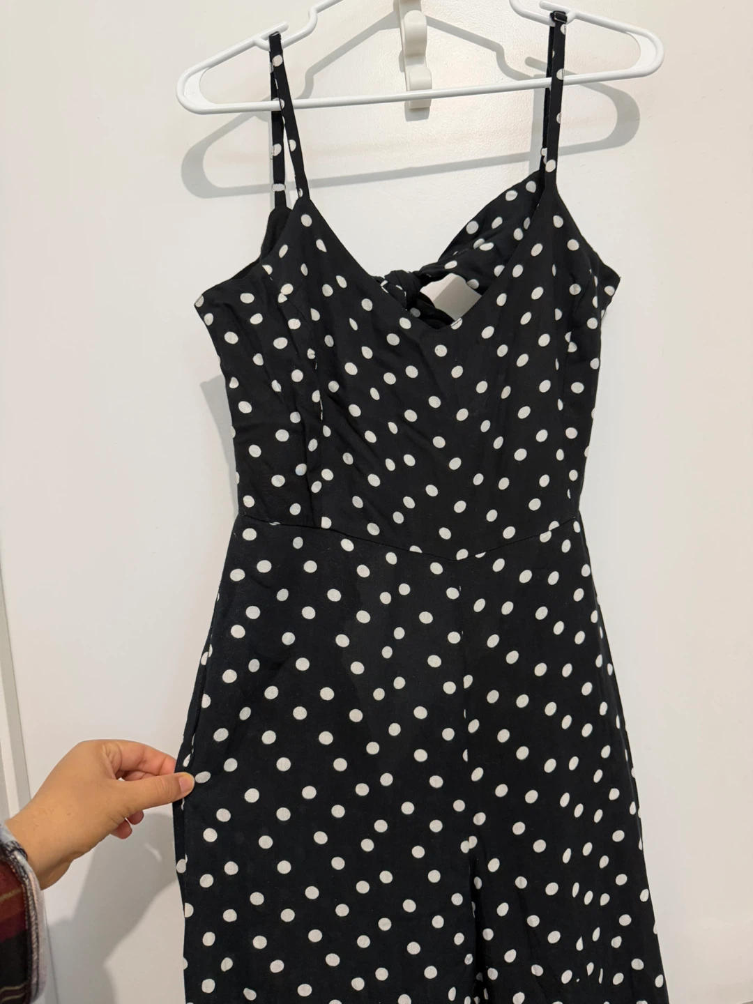 Black & White Polka Dot Jumpsuit - photo 2