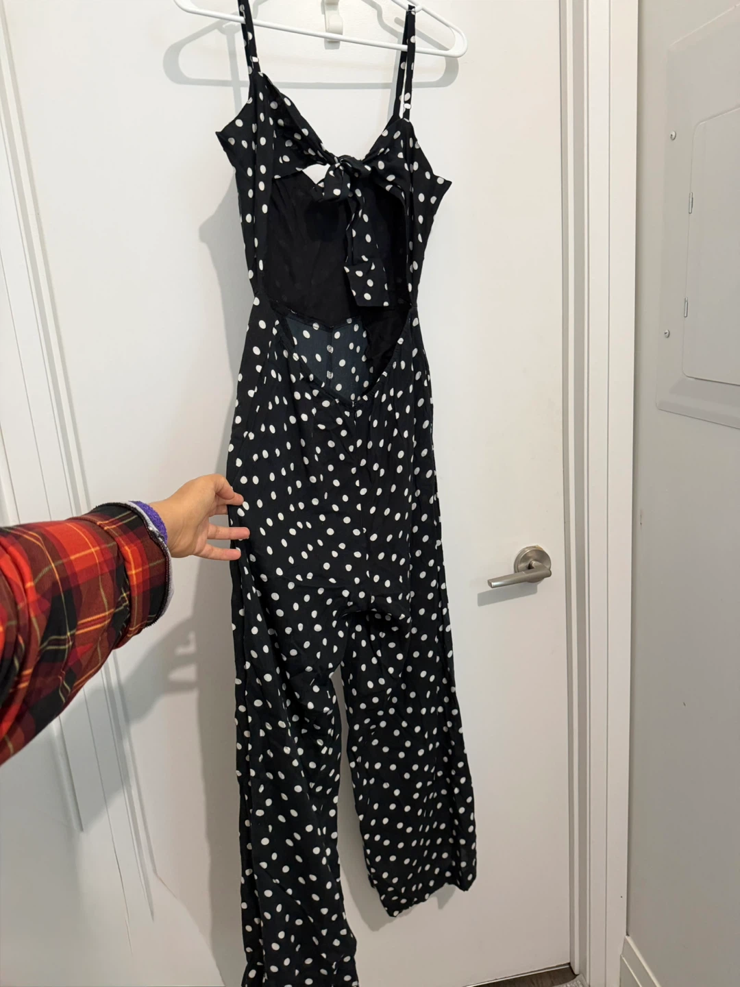 Black & White Polka Dot Jumpsuit - photo 3