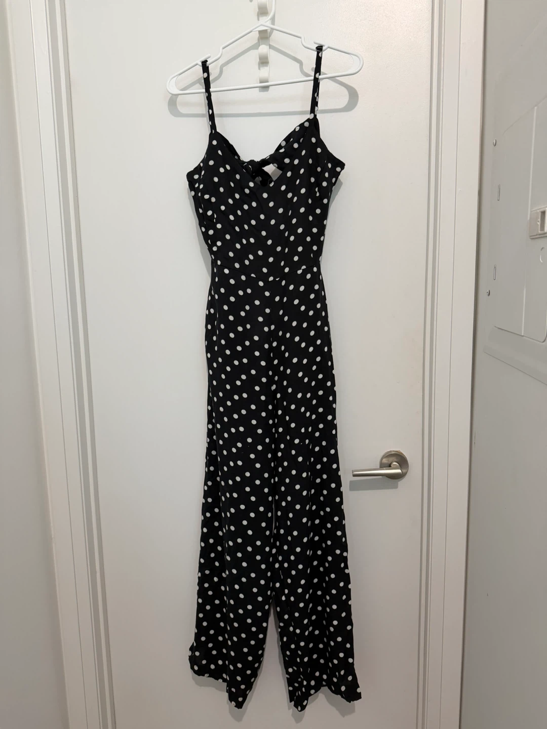Black & White Polka Dot Jumpsuit