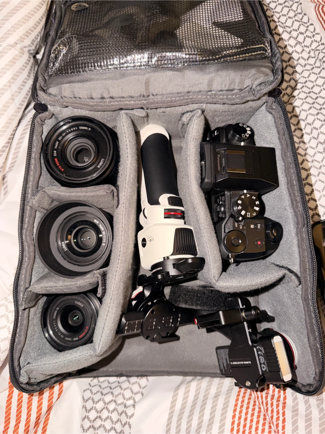 Lumix G7 Mirrorless Camera with Lenses and crane - photo 3