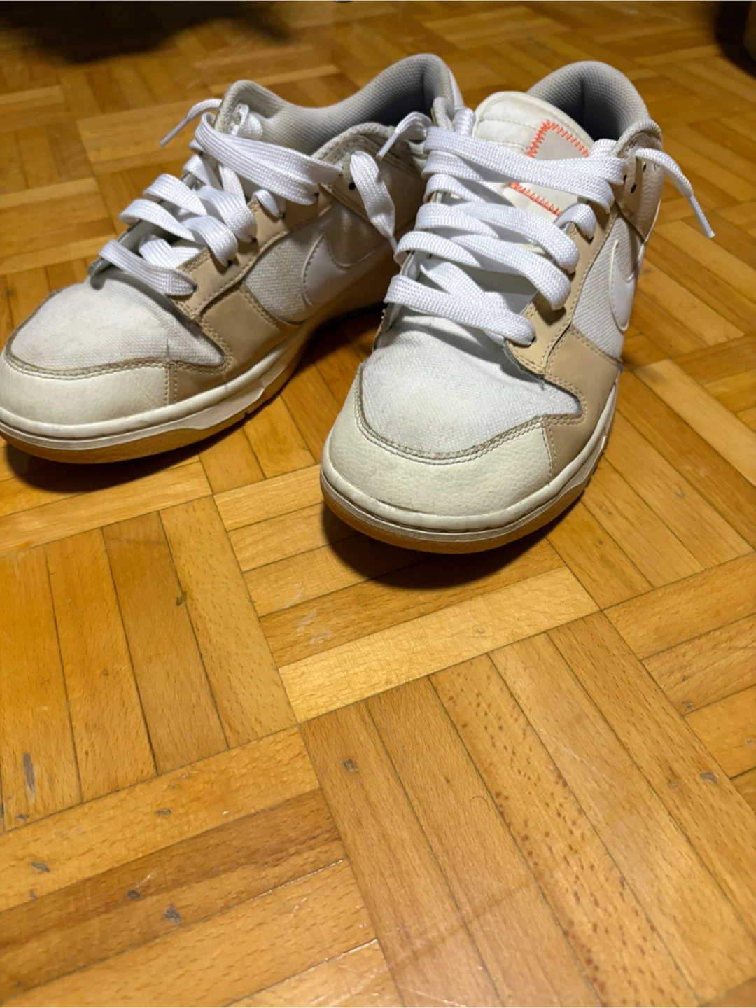 Nike Dunk Low Cream/White US 10.5 - photo 4