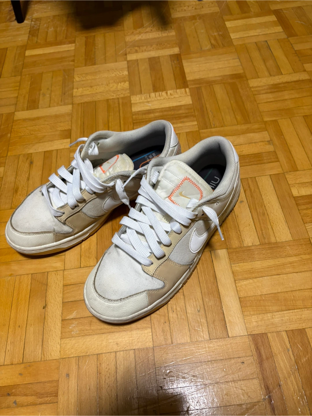 Nike Dunk Low Cream/White US 10.5 - photo 3