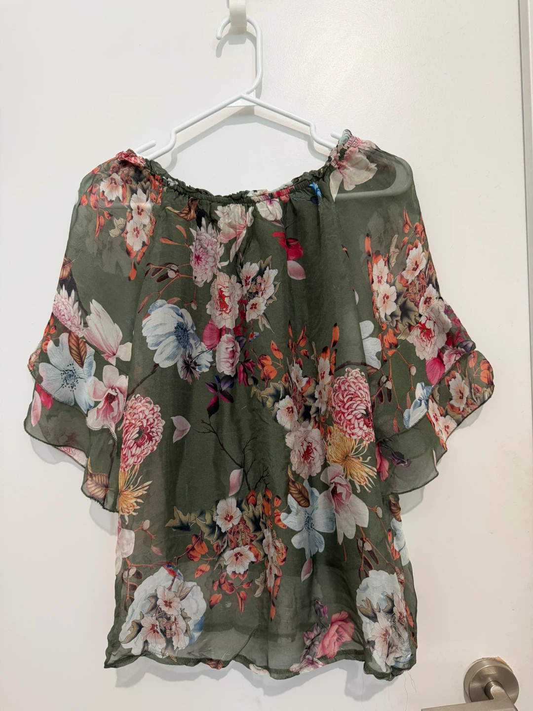 Bellembra Floral Blouse - Size Small - photo 4