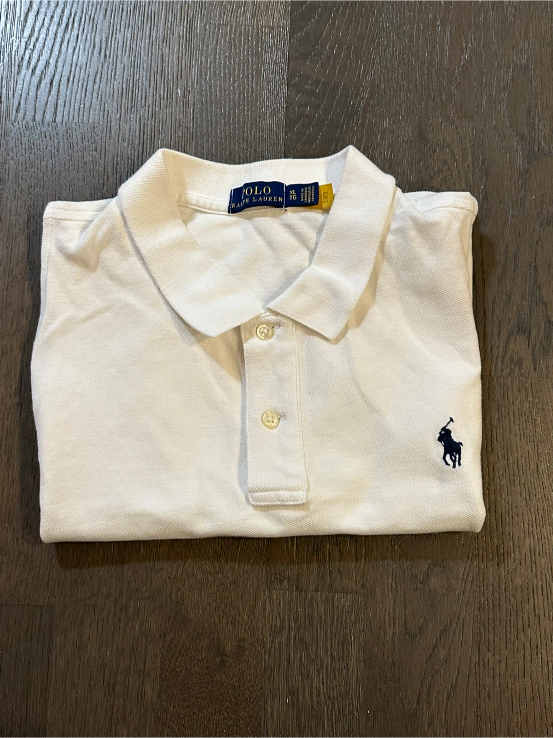 Ralph Lauren White Polo Shirt