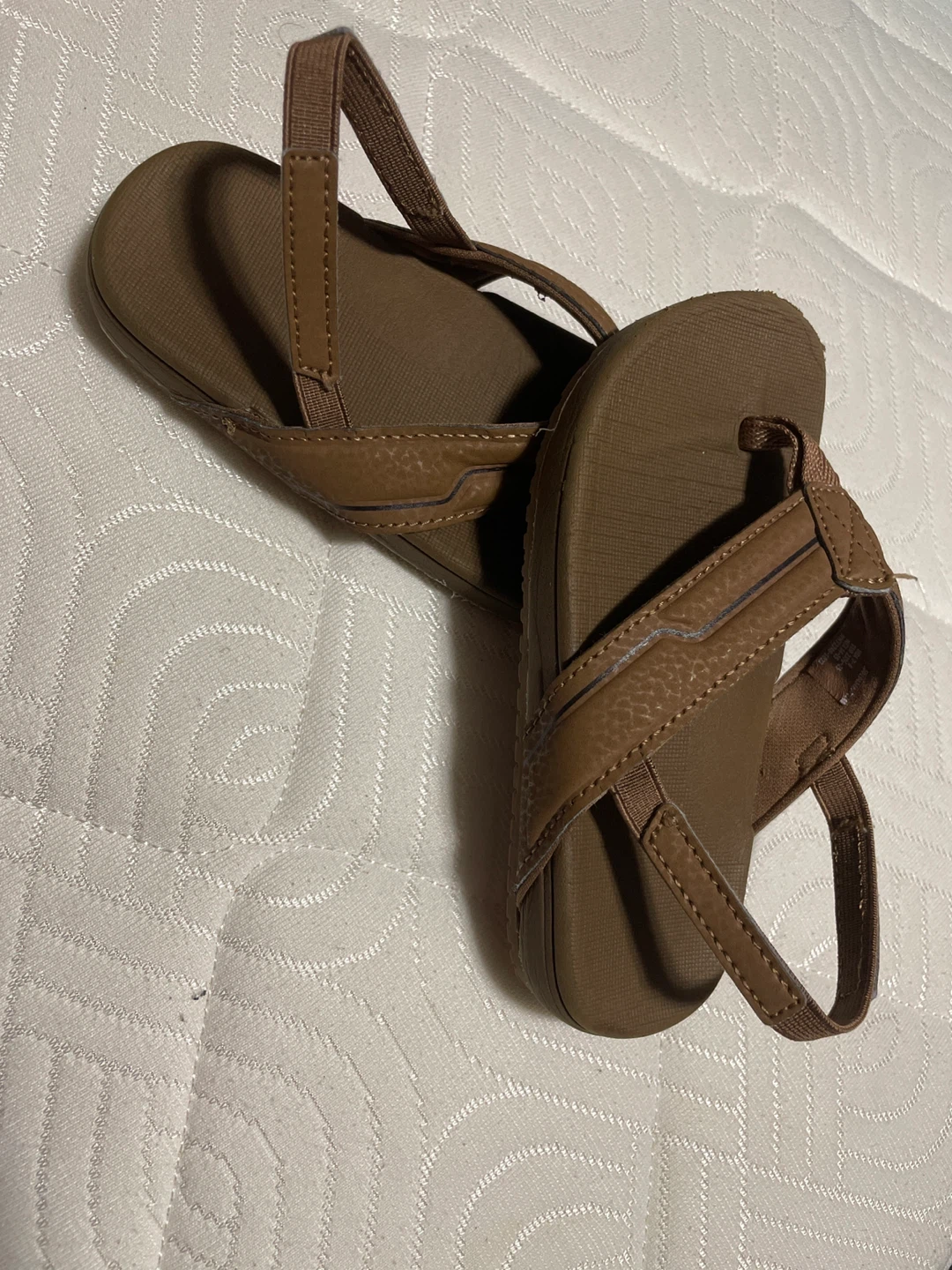 Brown flip flop kids Sandals - Size 7-8c - photo 3