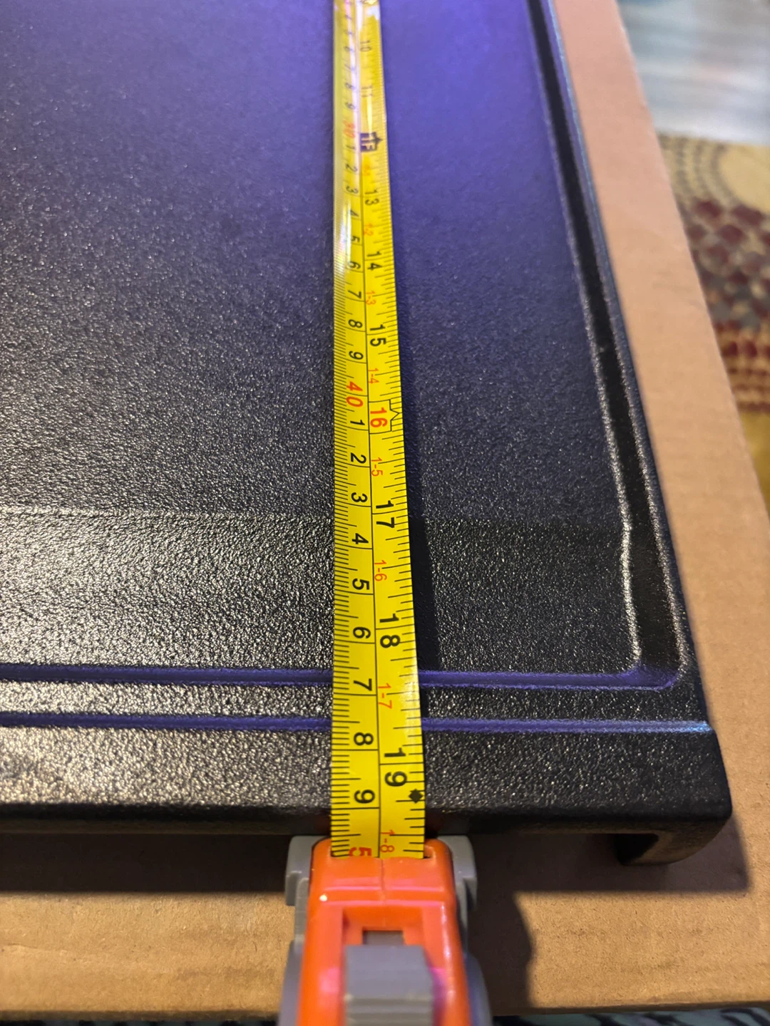 Cast iron griddle plate 9x19.5” - photo 5