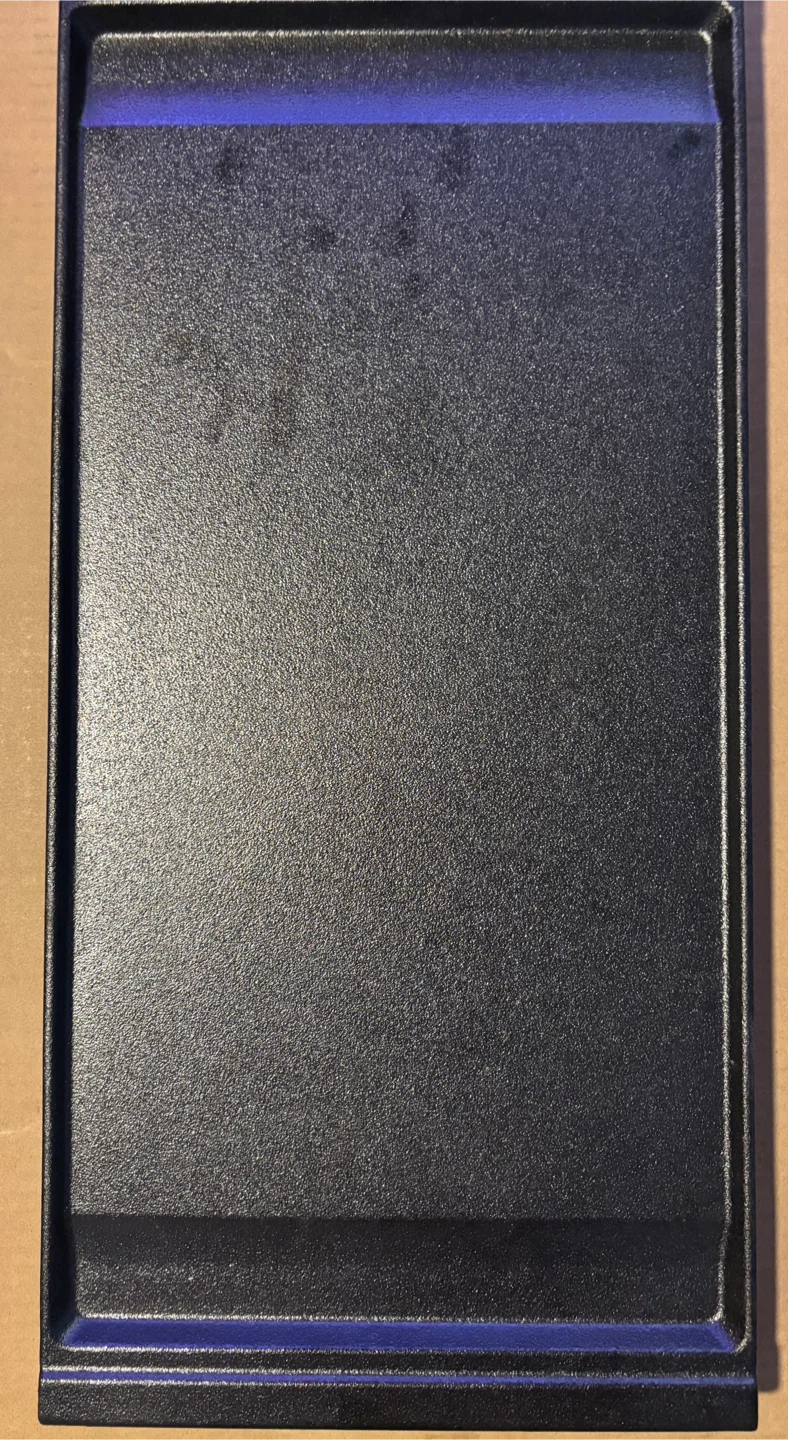 Cast iron griddle plate 9x19.5”