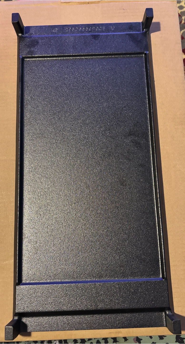 Cast iron griddle plate 9x19.5” - photo 3