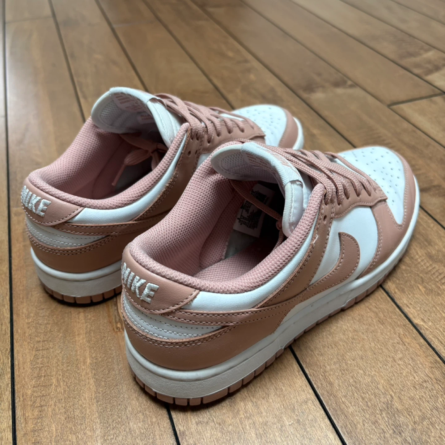 Nike Dunk Low Rose Whisper Sneakers - photo 5