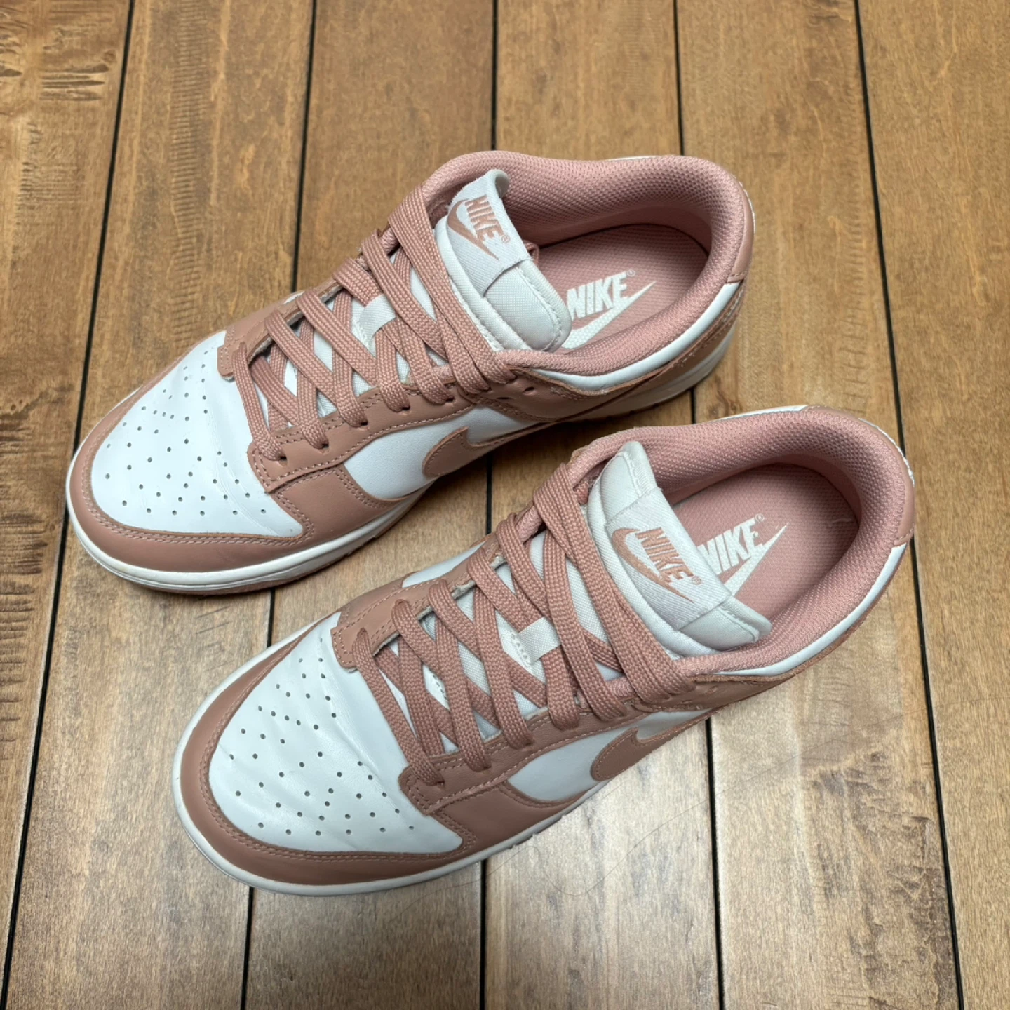 Nike Dunk Low Rose Whisper Sneakers - photo 2