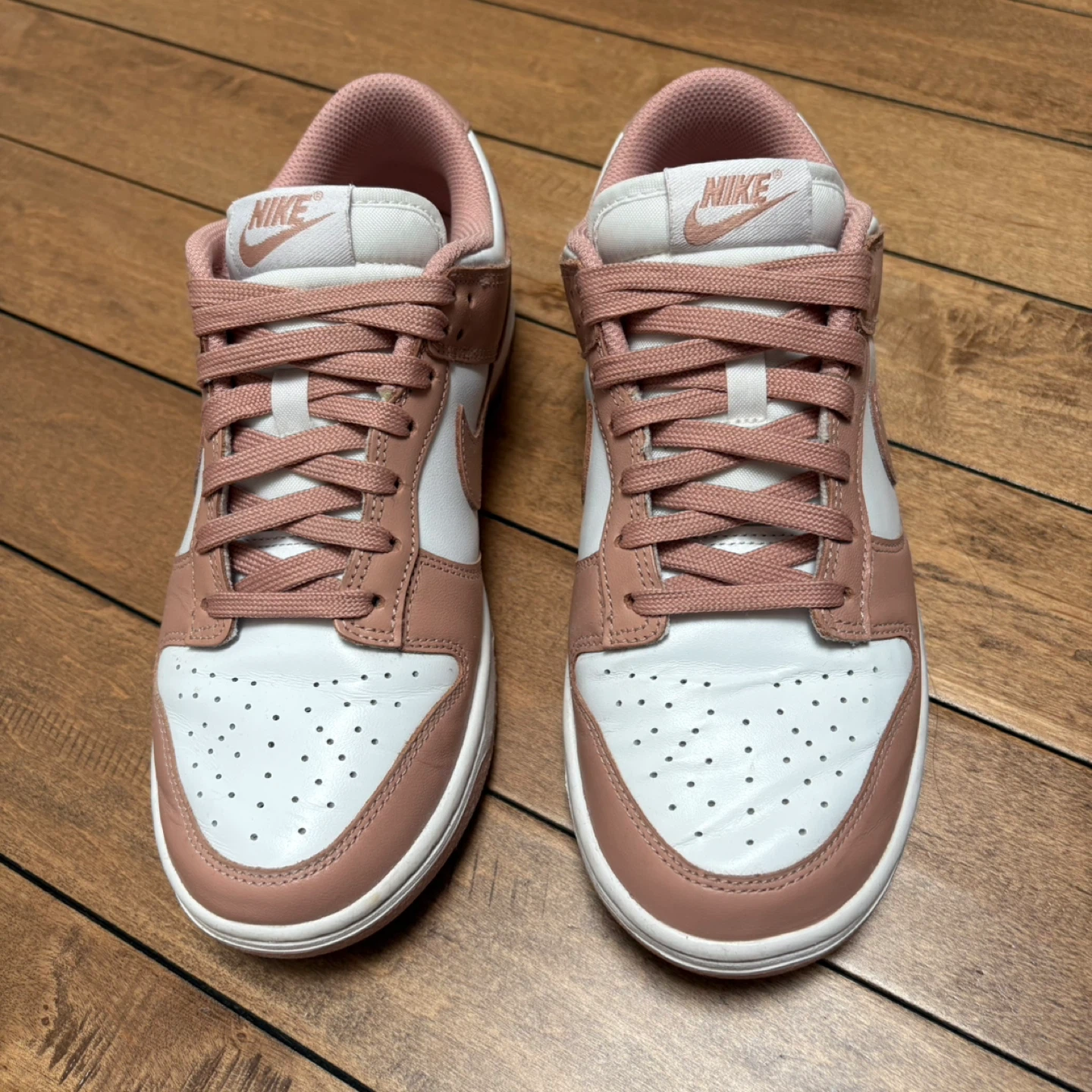 Nike Dunk Low Rose Whisper Sneakers - photo 3