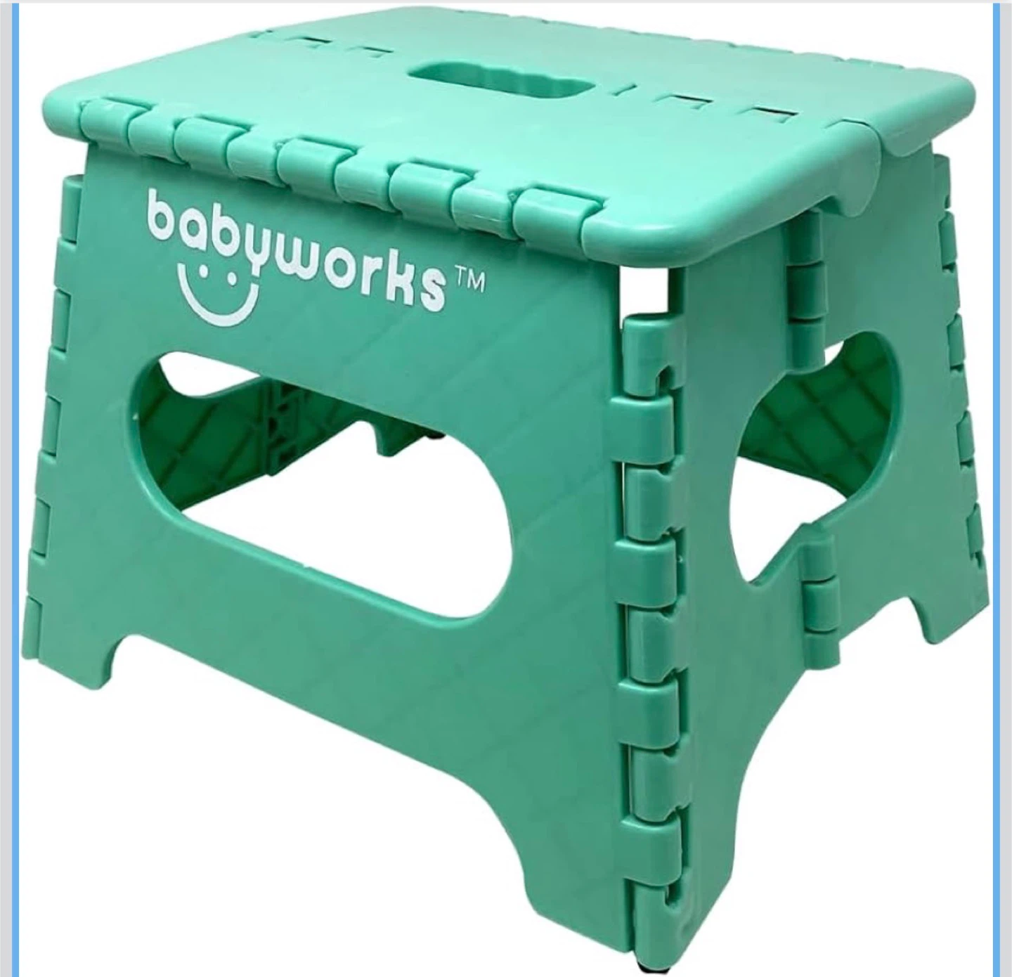 Babyworks Folding Step Stool - Turquoise - photo 3