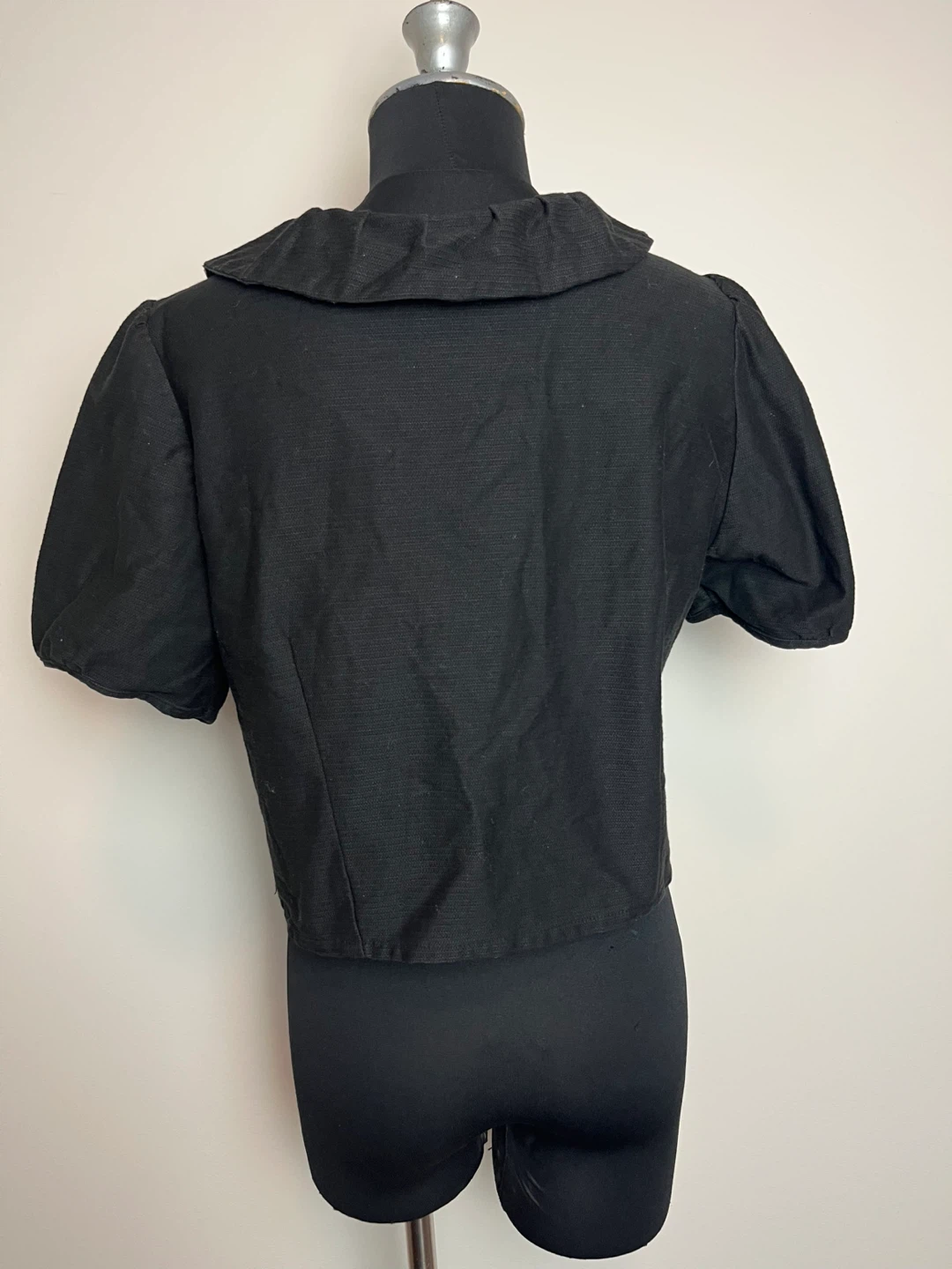 Apple & Eve Black Button-Up Jacket - Size M - photo 2