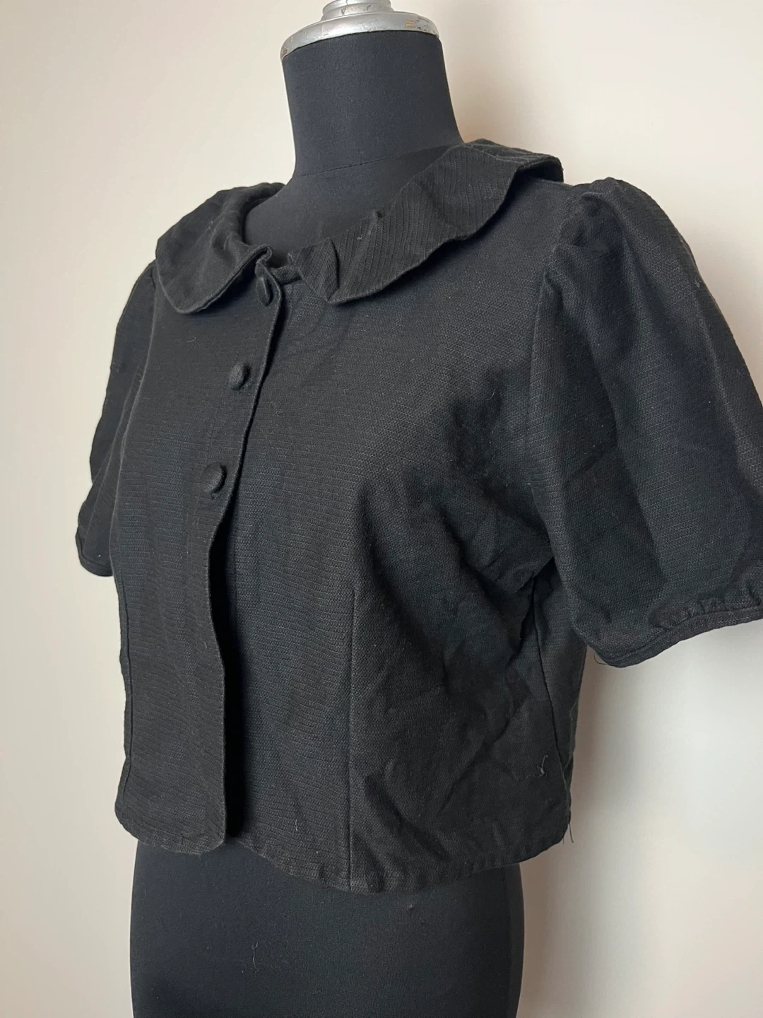 Apple & Eve Black Button-Up Jacket - Size M - photo 3