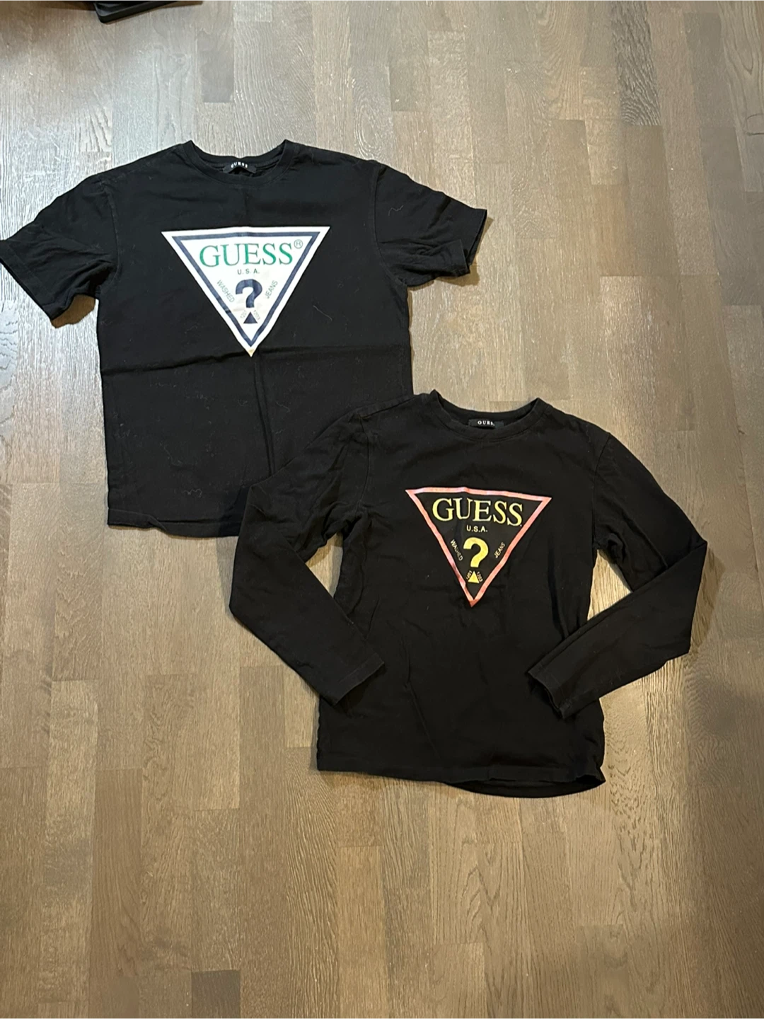 Guess Black T-Shirts (Short and Long)
